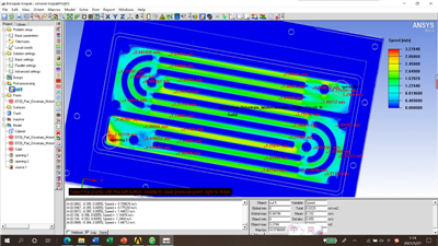 液体冷却ヒートシンク流路の最適化